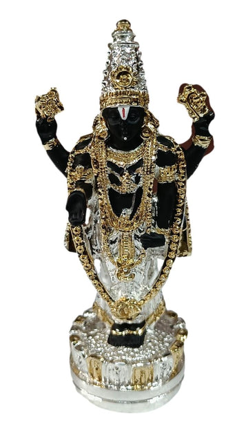 Tirupathi Srinivasa Perumal Silver And Gold Coated