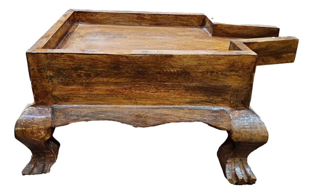 Wooden Abisheka Peedam / Thirumanjana Tray Small