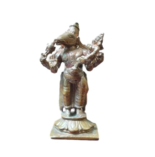 Bhoo Varaha Swamy Copper Idol