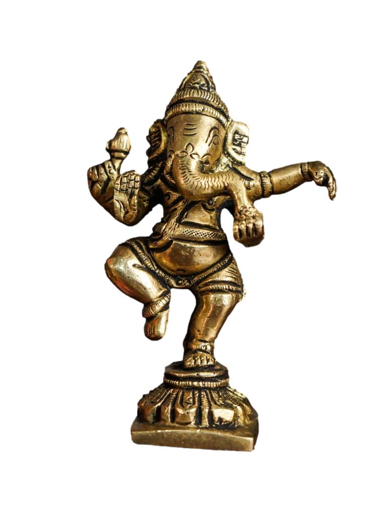 Brass Dancing Ganesha