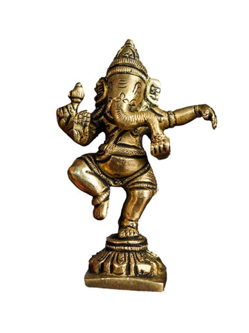 Brass Dancing Ganesha