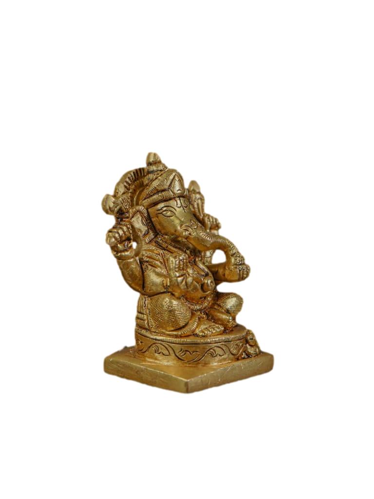 Brass Ganesha Idol