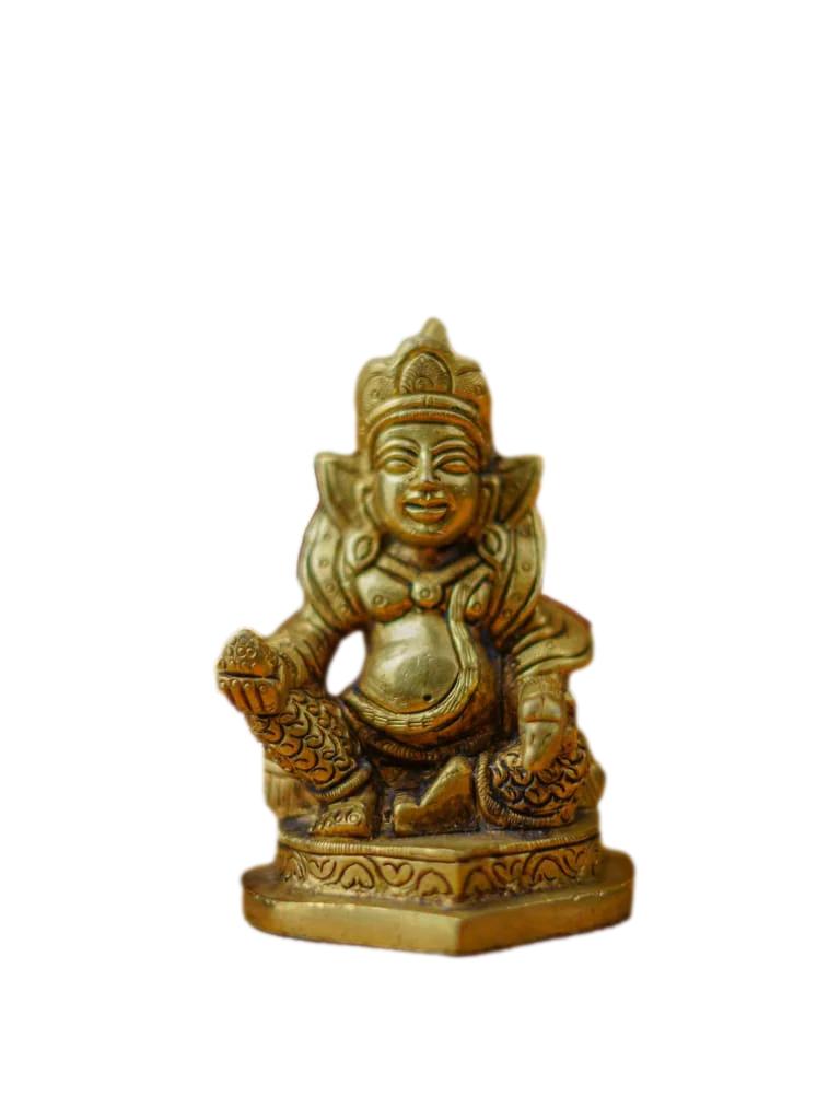 Brass Kubera Idol