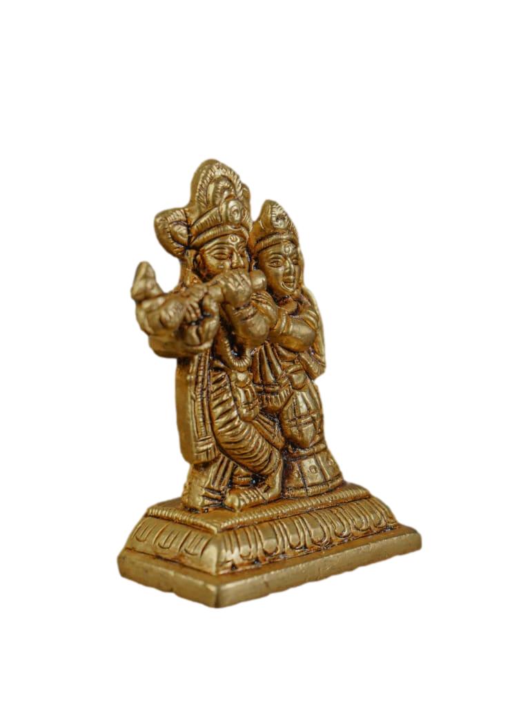 Brass Radha Krishna Idol