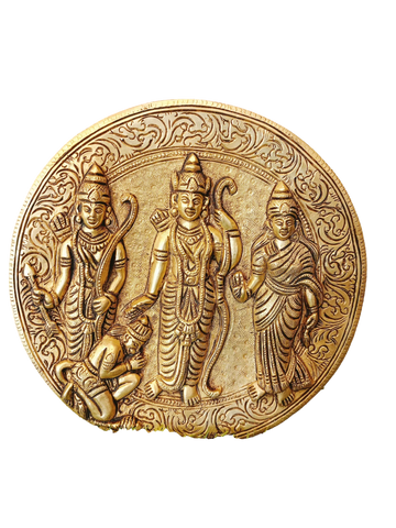 Brass Rama Darbar Wall Mount