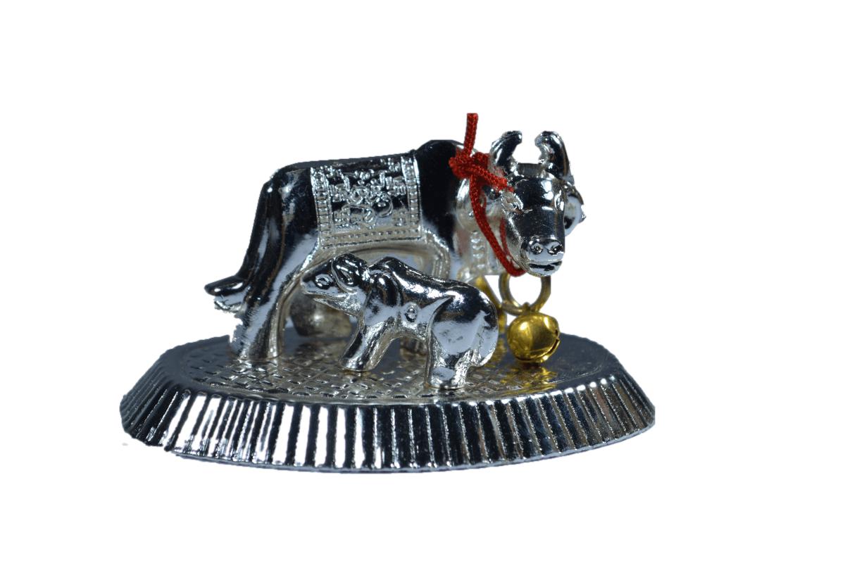 Cow and Calf  Silver