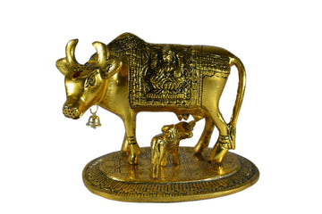 Cow and Calf Gold Coated