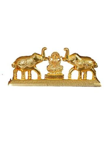 Elephant  Kumkum holder with Lakshmi