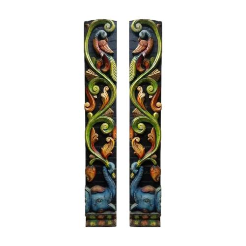 Wooden Wall Decor Hanging Multicolour
