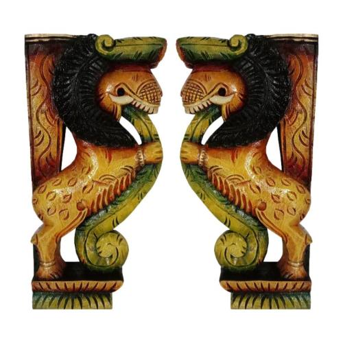 Wooden Wall Yali Multicolour