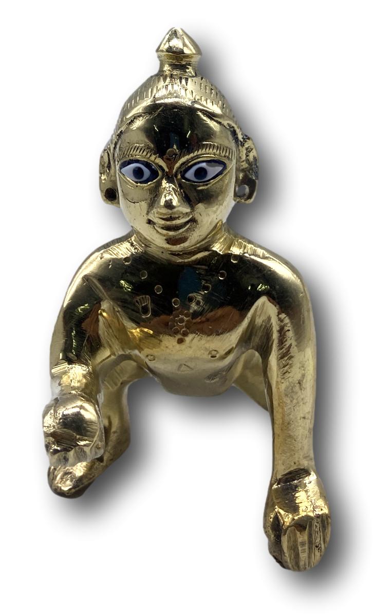 Brass Baby Krishna