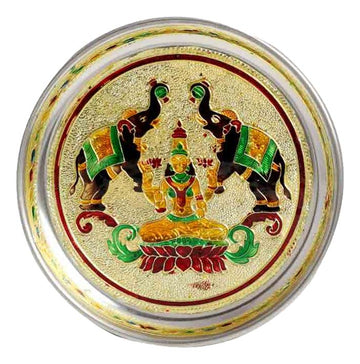 Minakari  Elephant with Mahalakshmi Design
