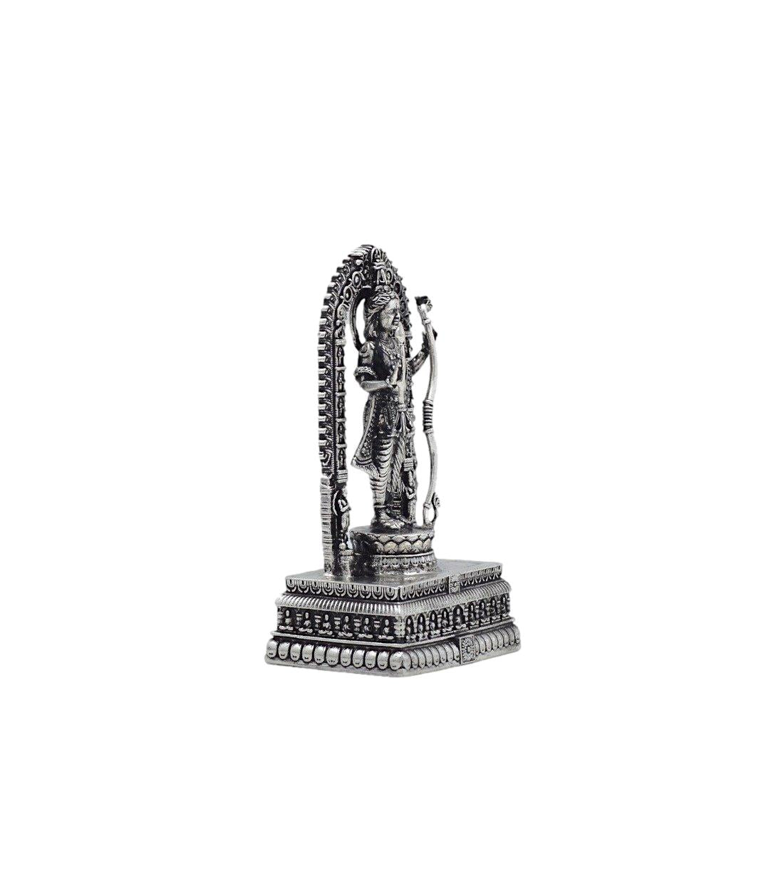 Pure Silver Ayodhaya Lord Ram Lalla Idol / Premium Gift / Home Altar