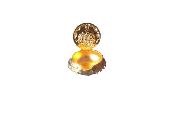 Kubera Lakshmi Diya Gold