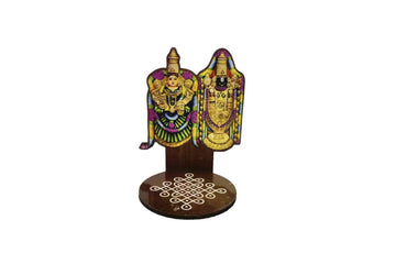 MDF Printed Perumal Thayar Diya Stand