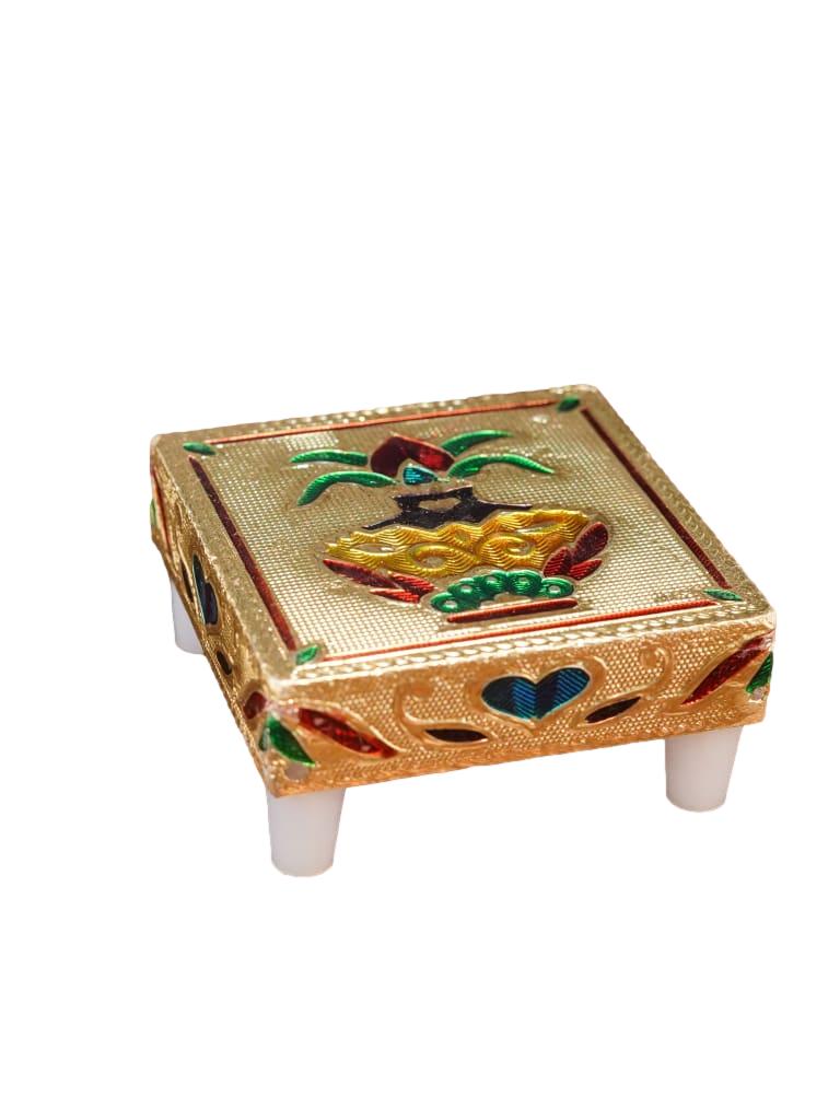 Meenakari Manai with Kalasam Design