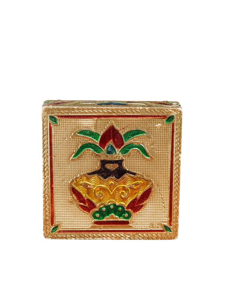 Meenakari Manai with Kalasam Design