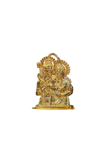 Shiv Parivar Gold Finish