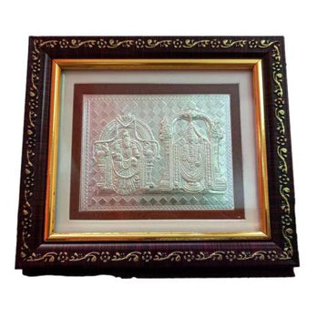 999 Silver Balaji Padmavathy Photo Frame