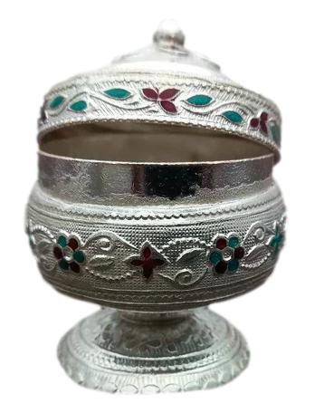 German Silver Kumkum Box