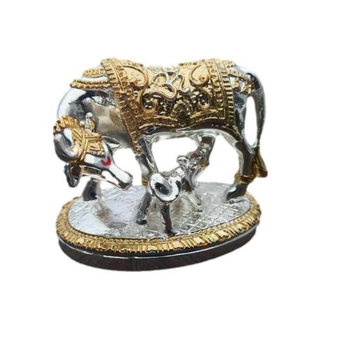 Silver And Gold Cow And Calf Silver And Gold