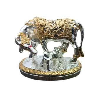 Silver And Gold Cow And Calf Silver And Gold