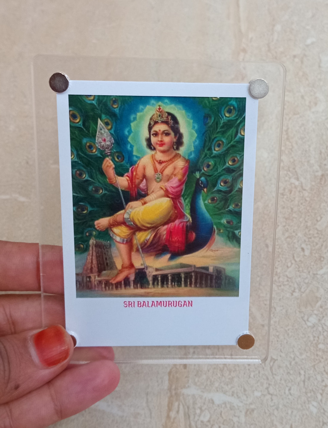 Lord Muruga Magnet / 2 Variants / Best Occasional Return Gift